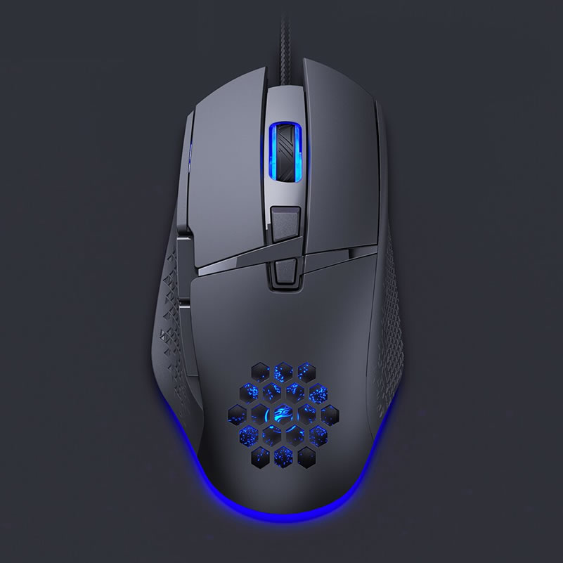 7200 DPI Wired Ergonomic LED Gaming Mouse - Image 5