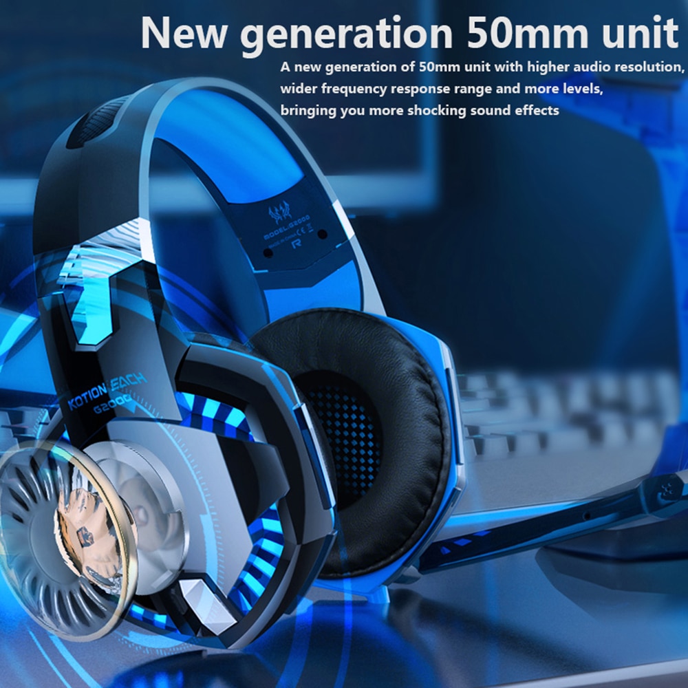 Wired Stereo Bass Stereo Over-Head Gaming Headset-wwww - Image 3