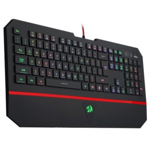 K502 RGB LED Backlit Illuminated silentWrist Rest Gaming Keyboard