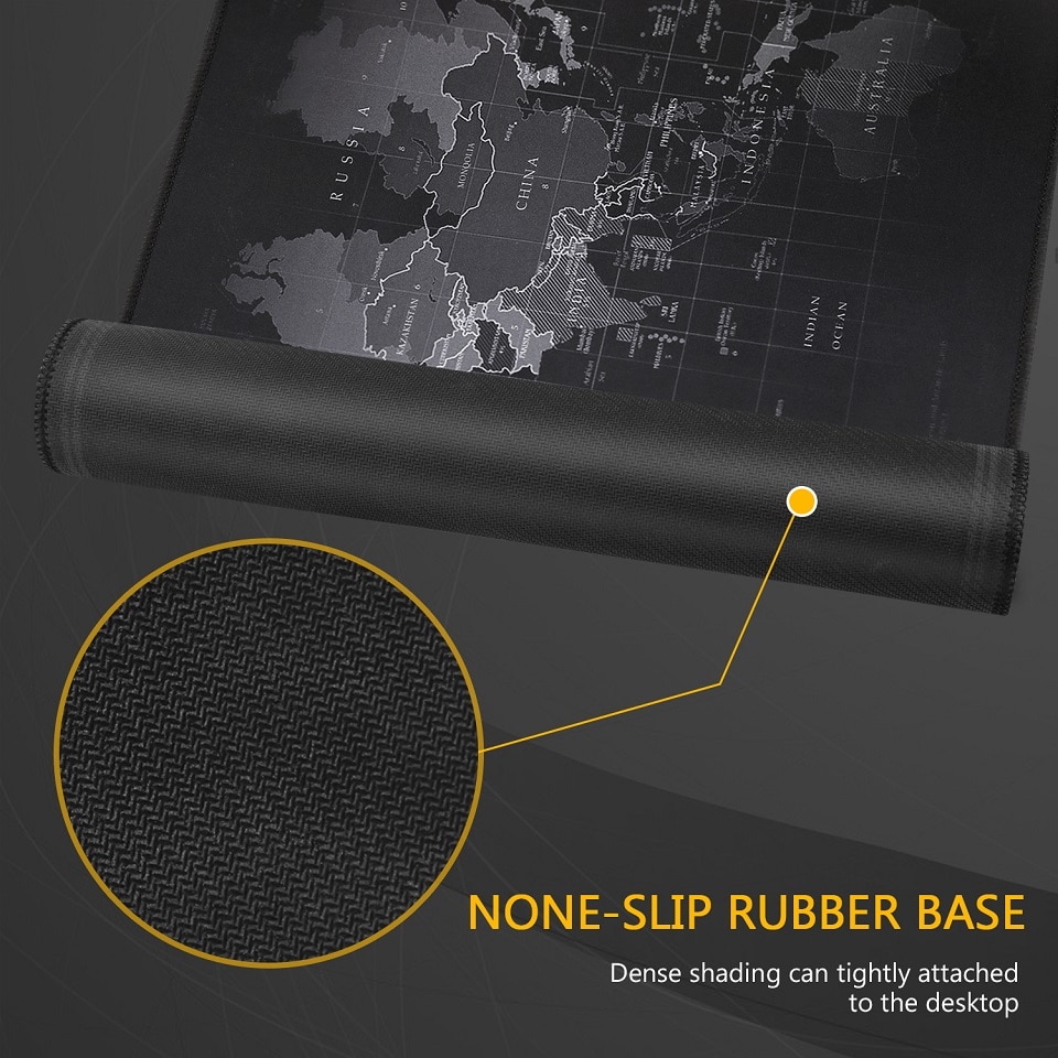 Large Professional Global Map Gaming Mouse Pad - Image 2