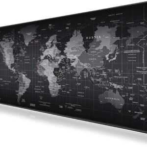 Large Professional Global Map Gaming Mouse Pad