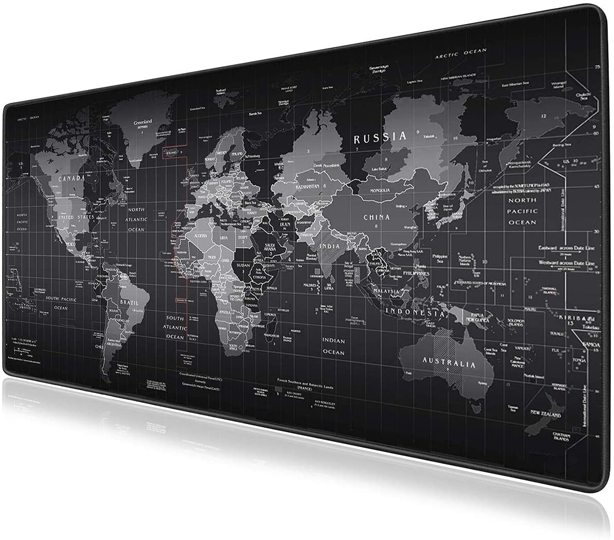 Large Professional Global Map Gaming Mouse Pad