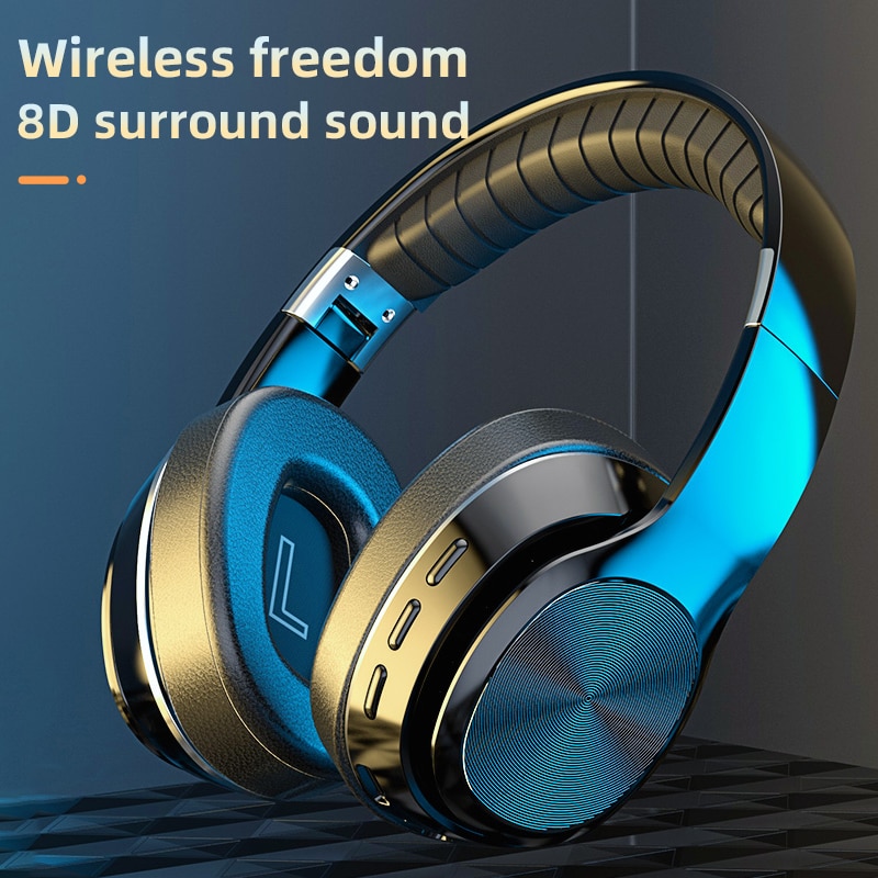 VJ320 Wireless Bluetooth 5.0 Foldable HiFi Stereo Headset - Image 2