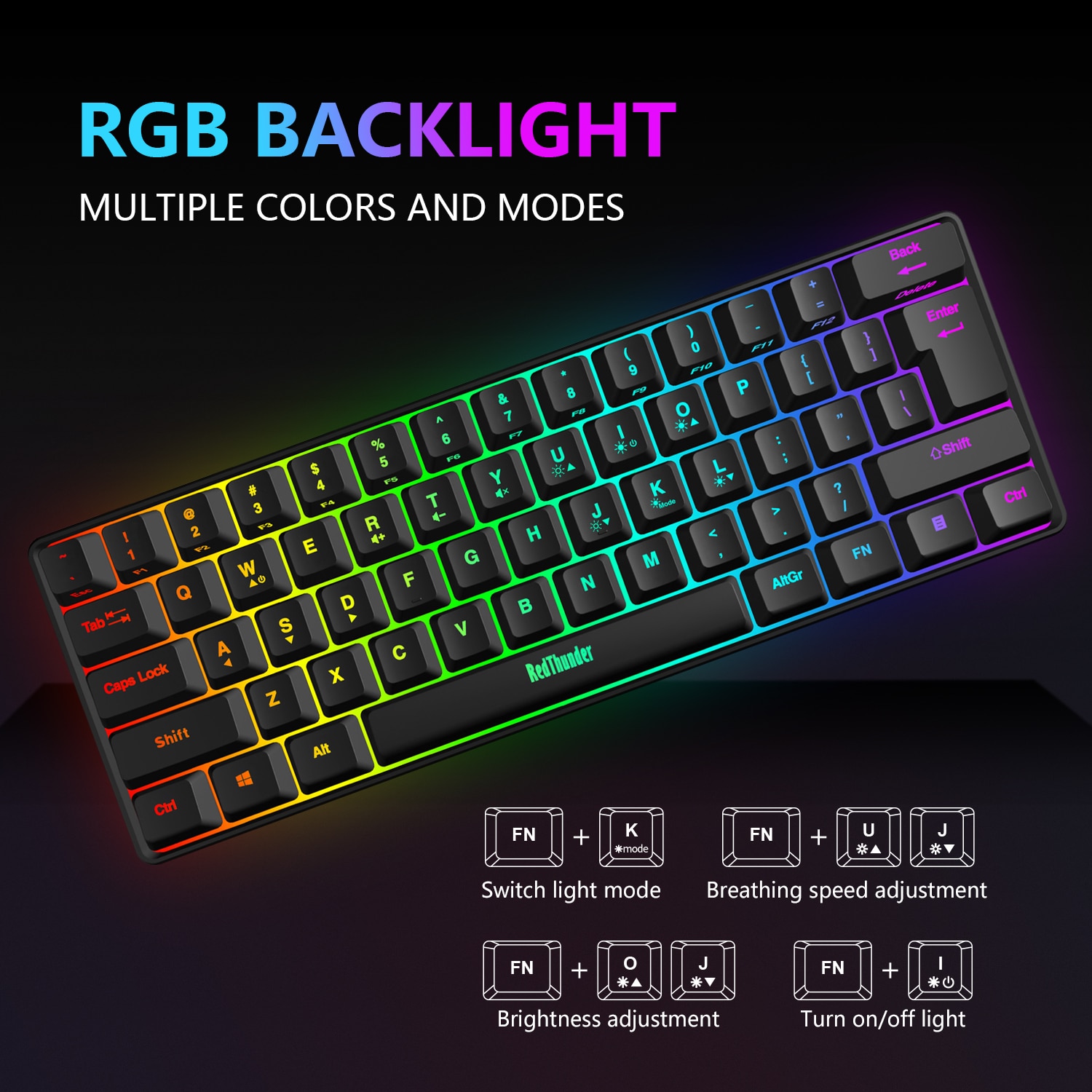 Ultra-Compact Mini Keyboard with 7200DPI Gaming Mouse - Image 3