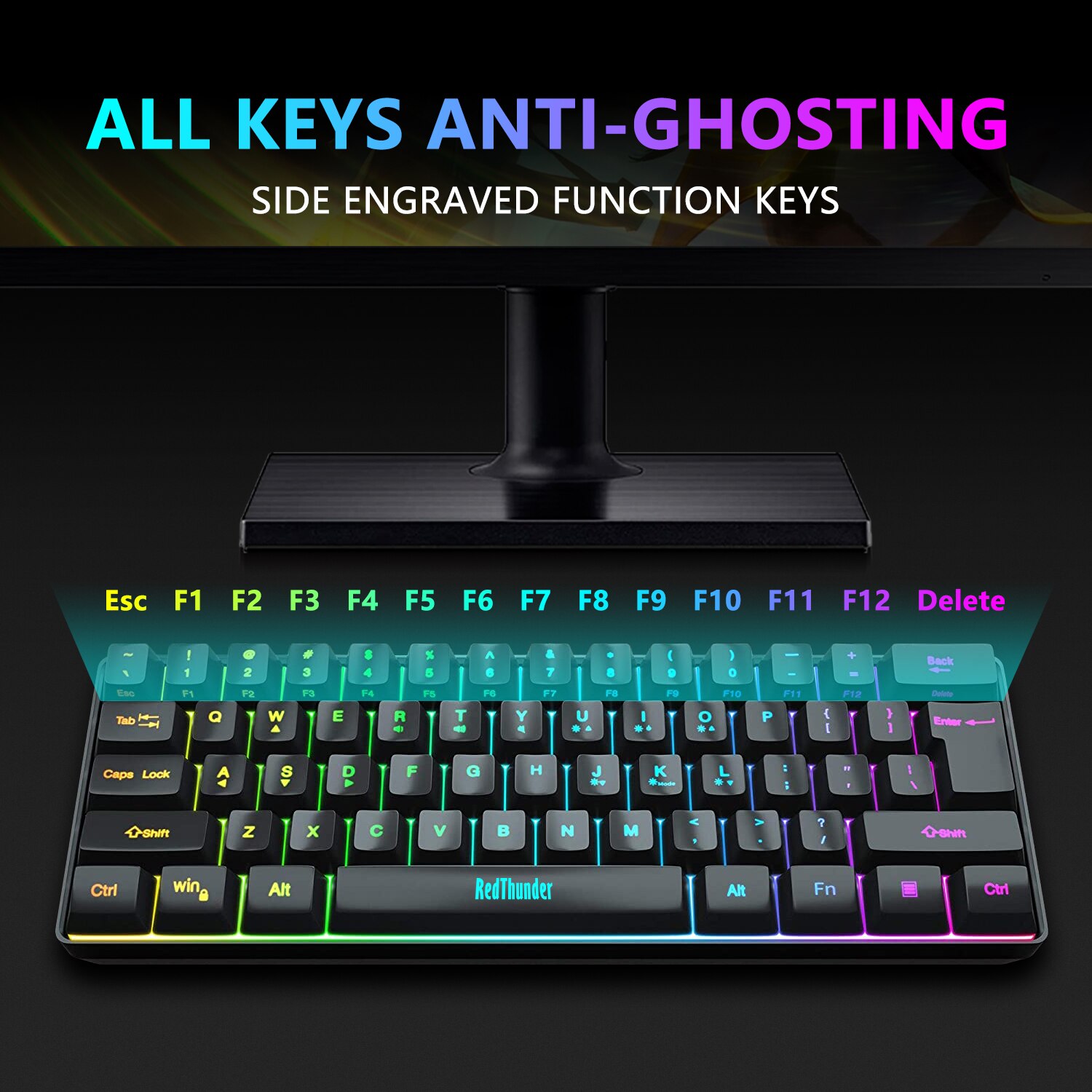 Ultra-Compact Mini Keyboard with 7200DPI Gaming Mouse - Image 4