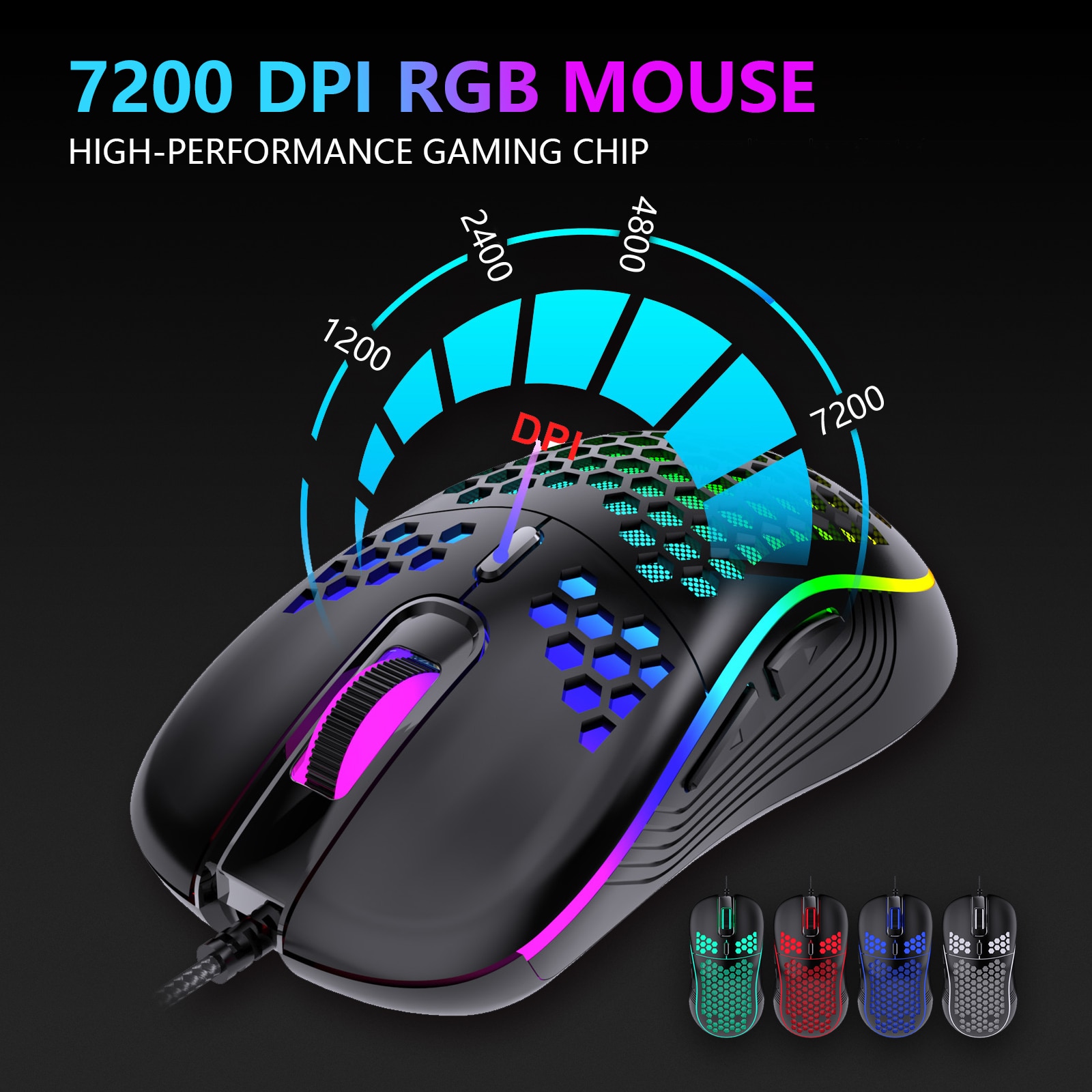Ultra-Compact Mini Keyboard with 7200DPI Gaming Mouse - Image 6