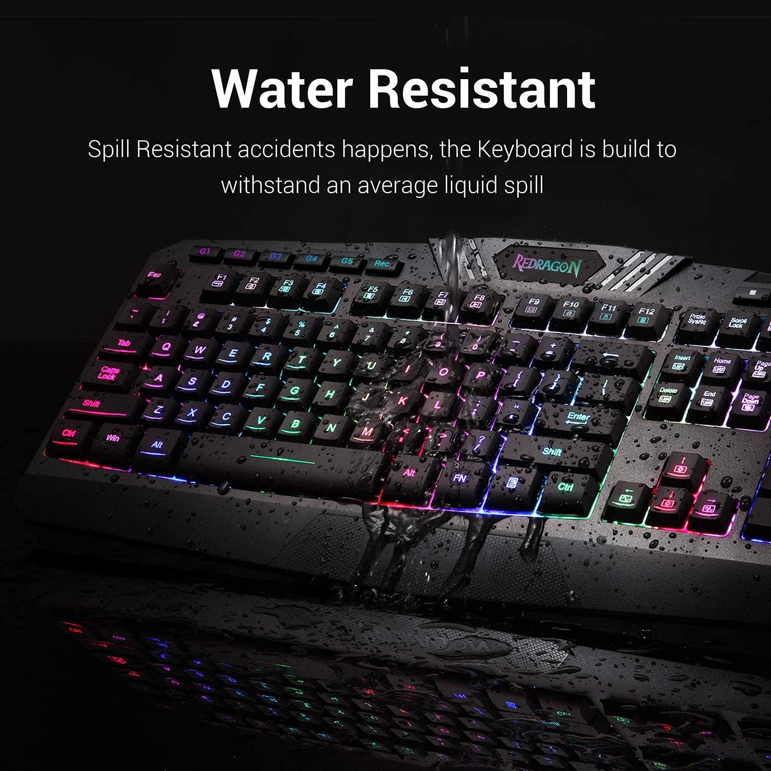 S101 RGB LED Backlit Keyboard and Mouse Gaming Se - Image 5