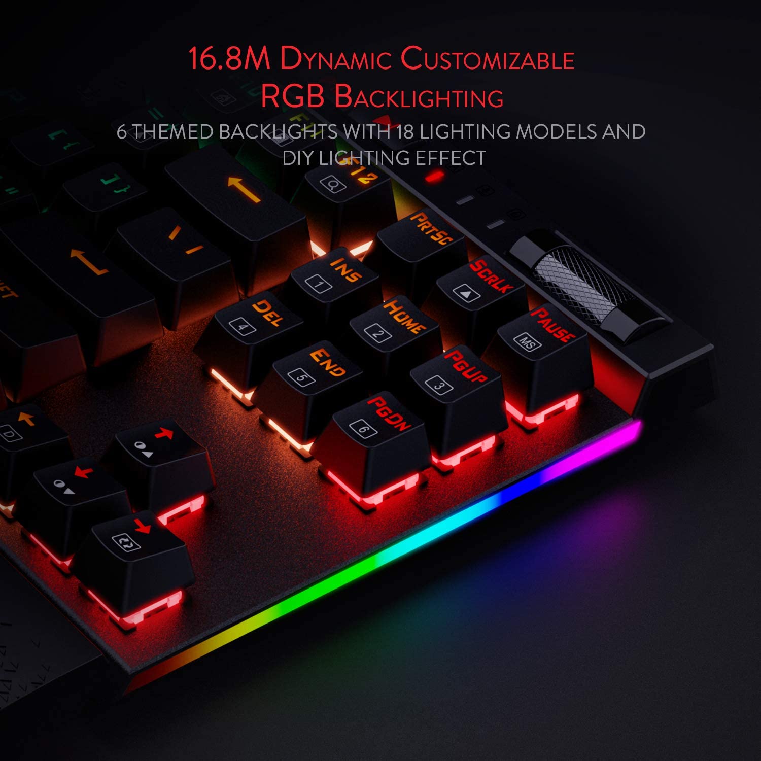K587 Magic-Wand 87 Key Compact RGB TKL Mechanical Gaming Keyboard - Image 4