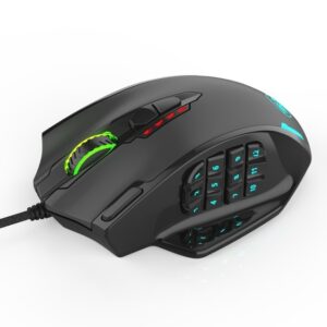 Redragon M908 Wired 12400 DPI Laser Programmable Gaming Mouse