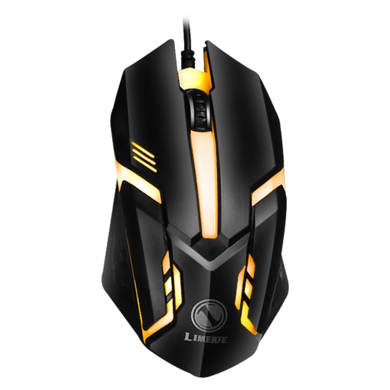 GTX300 Colorful LED Backlit USB Wired PC Rainbow Gaming Keyboard Mouse Set - Image 4