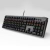 Mixed Backlight Wired Gaming Mechanical Keyboard with 104 Keys