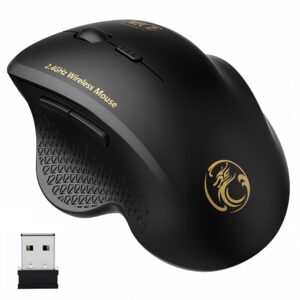 Wireless 1600 DPI Ergonomic Gaming Mouse