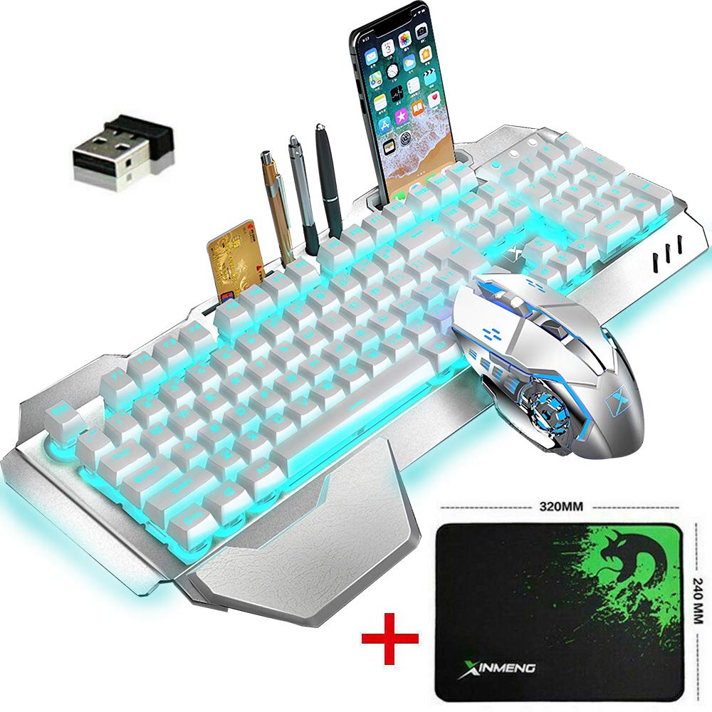 Rechargeable Wireless Keyboard with 3800mAh Mouse Set - Image 3