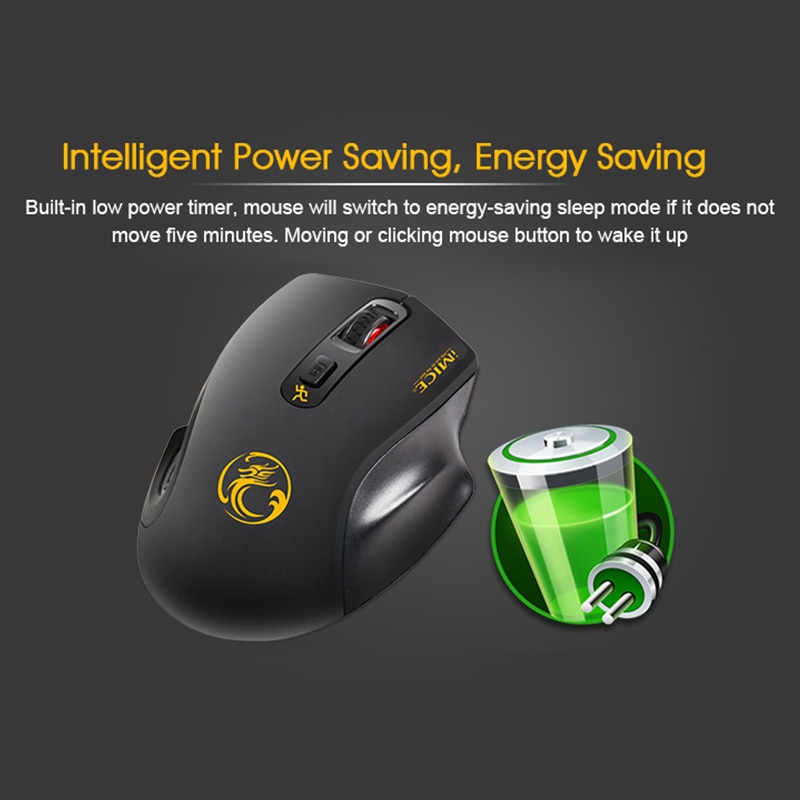 iMice Ergonomic Wireless 4 Buttons 2000DPI Mause - Image 5