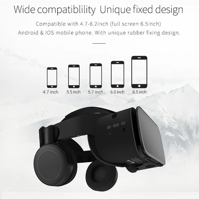 VR Z6 Wireless 3D Glasses Virtual Reality for Smartphone - Image 6